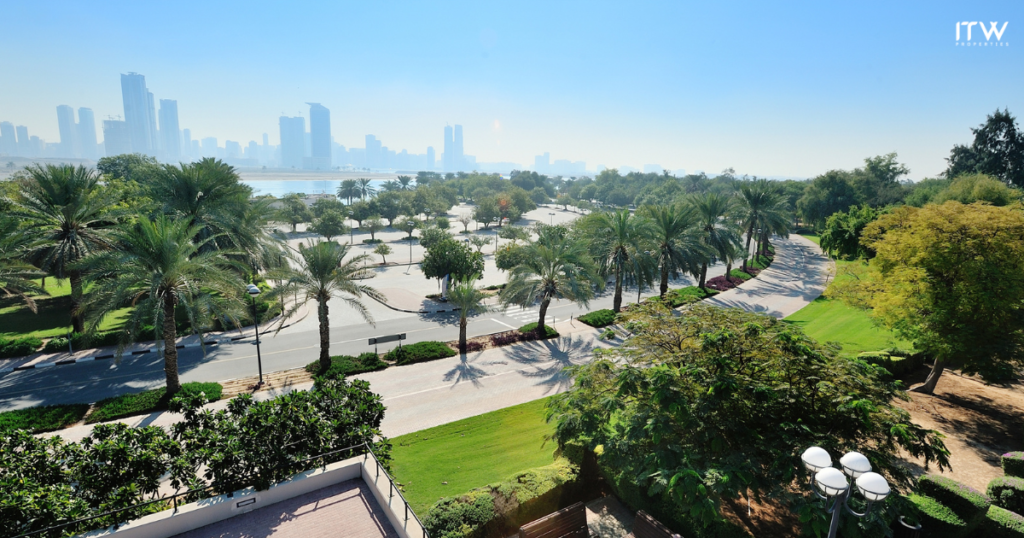 Abu Dhabi Rental Property Guide showing modern apartments and villas